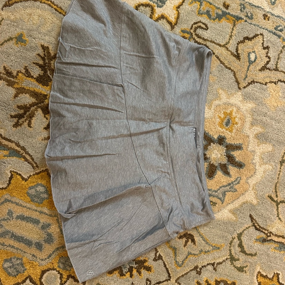 Gray Lija tennis Pleated Skirt